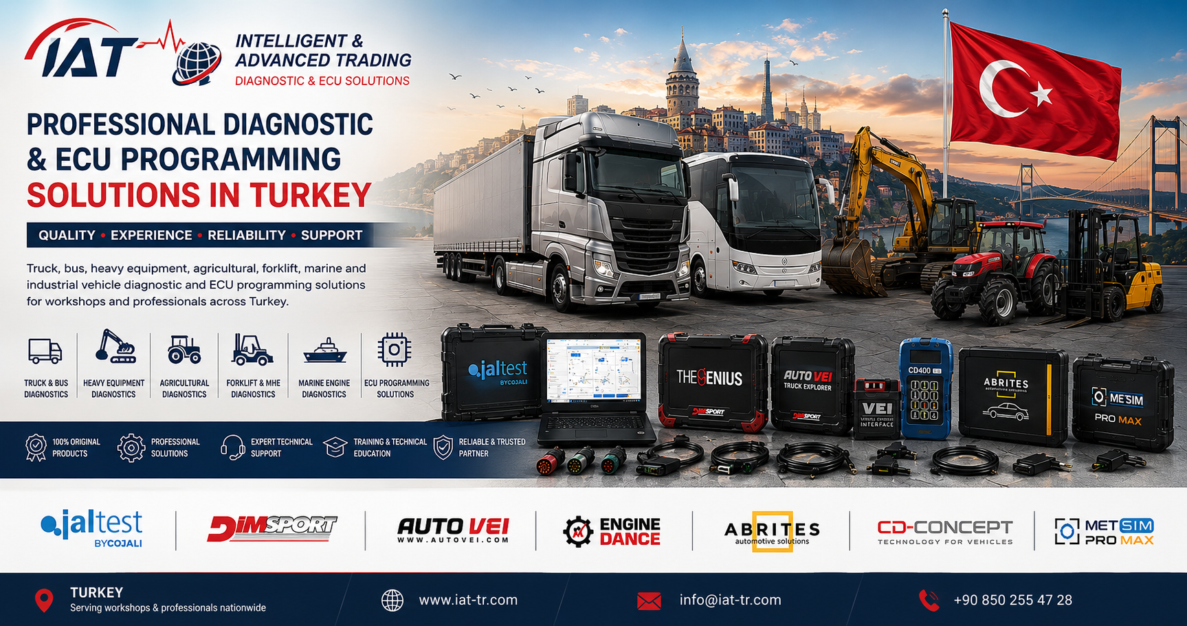 Truck Diagnostic Tools & ECU Programming Solutions in Turkey | IAT Türkiye