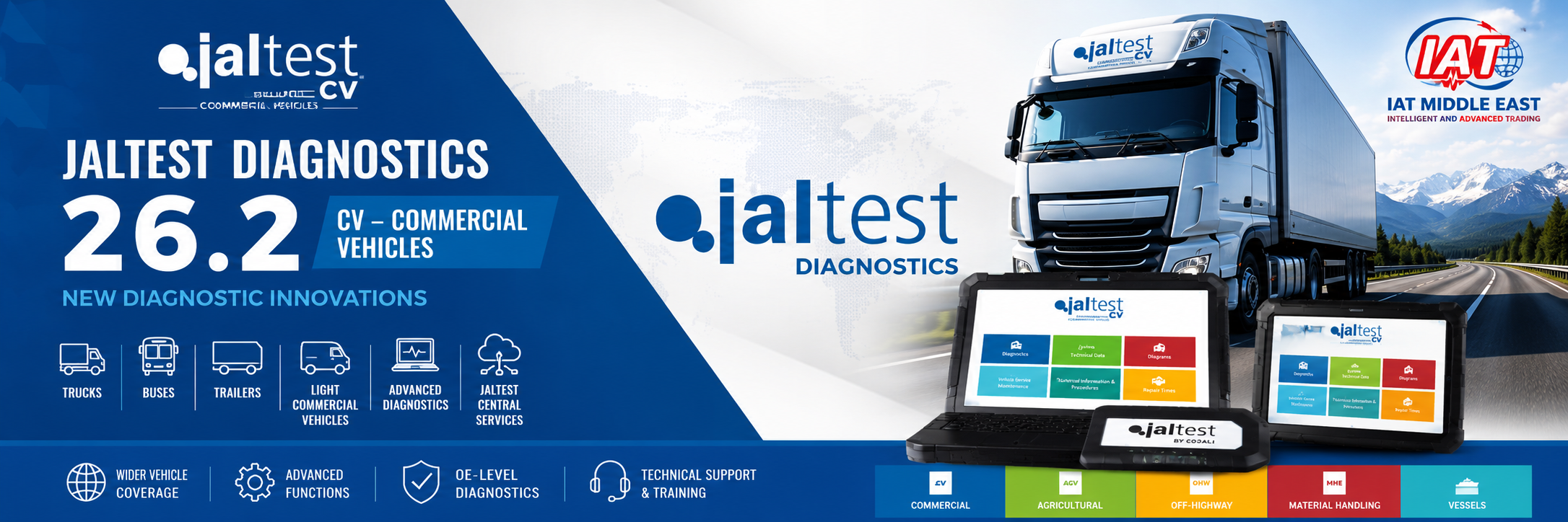 Jaltest Diagnostics 26.2 Update – New CV Truck & Commercial Vehicle Innovations